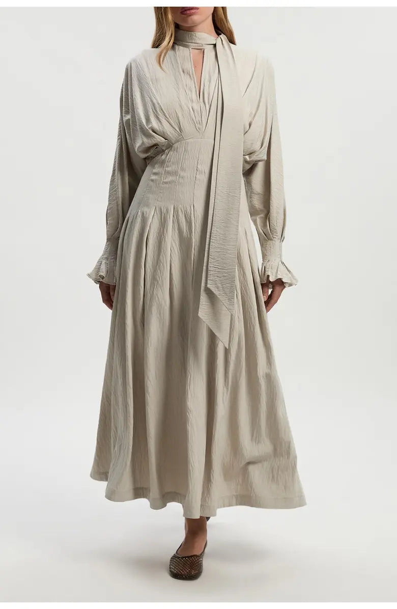 Karen Millen Stone Woven Maxi Dress