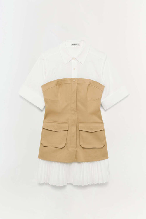 Crosby Mini Dress Khaki