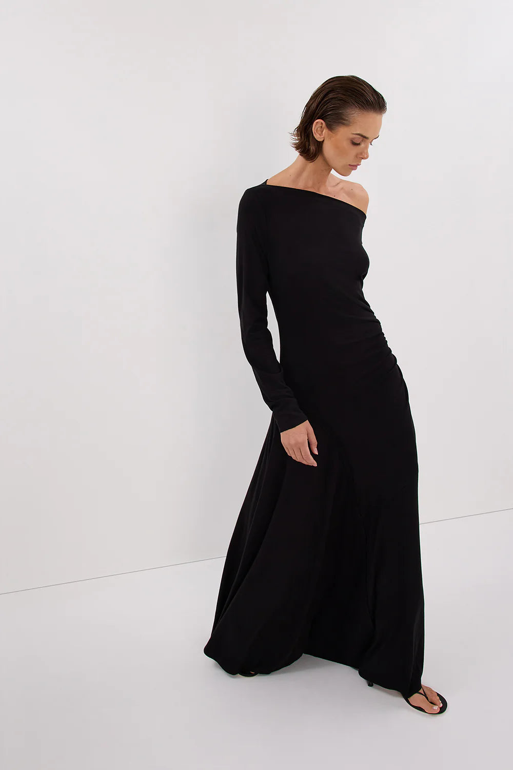 Long Sleeve Knit Maxi Dress