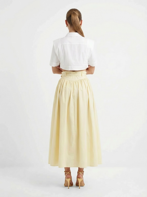 Butter yellow skirt