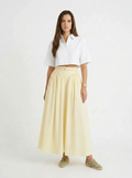 Butter yellow skirt