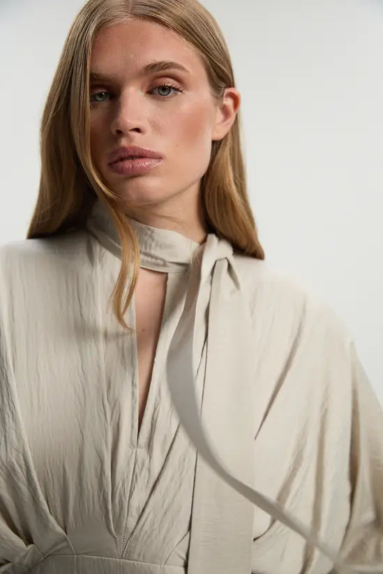 Stone Woven Maxi Dress